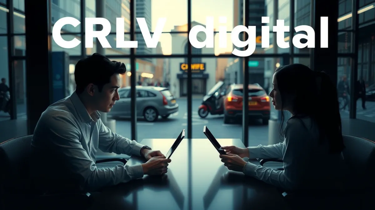 CRLV digital: como emitir e baixar o documento no celular