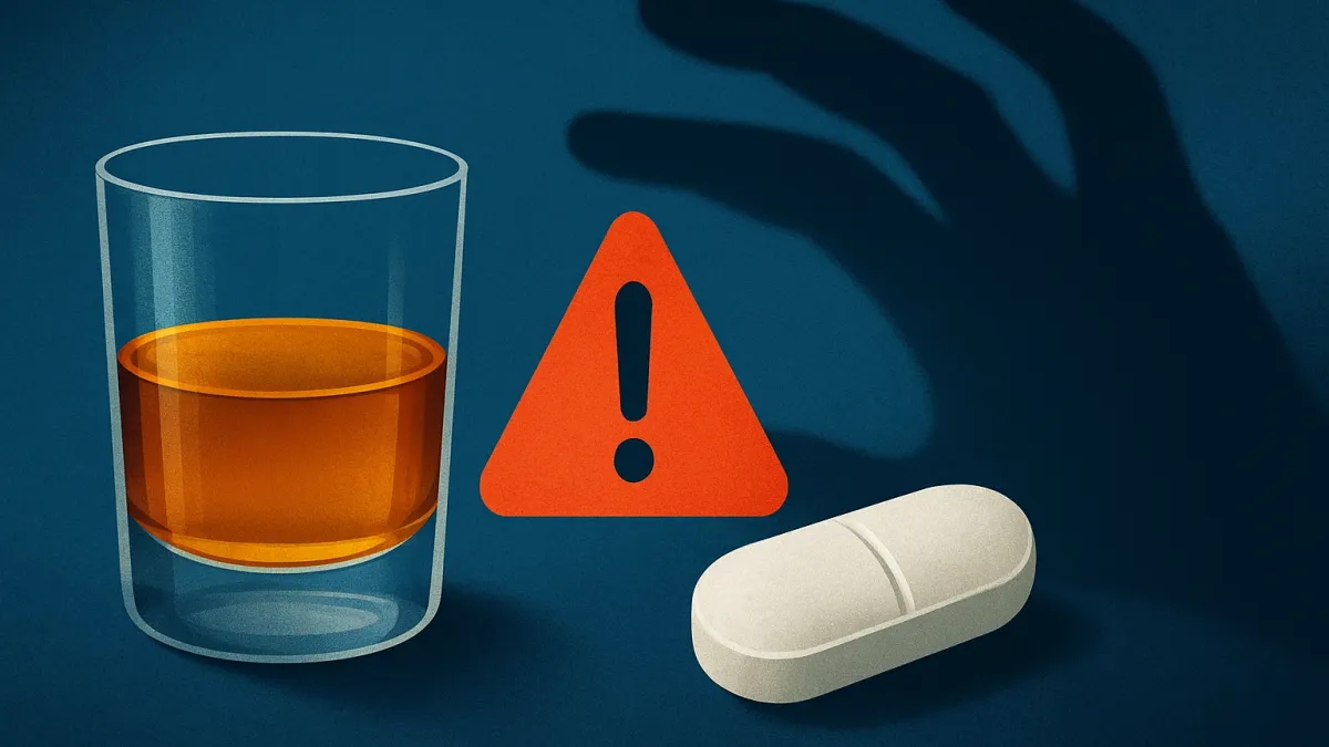 Álcool e antidepressivo: riscos reais que pegam de surpresa