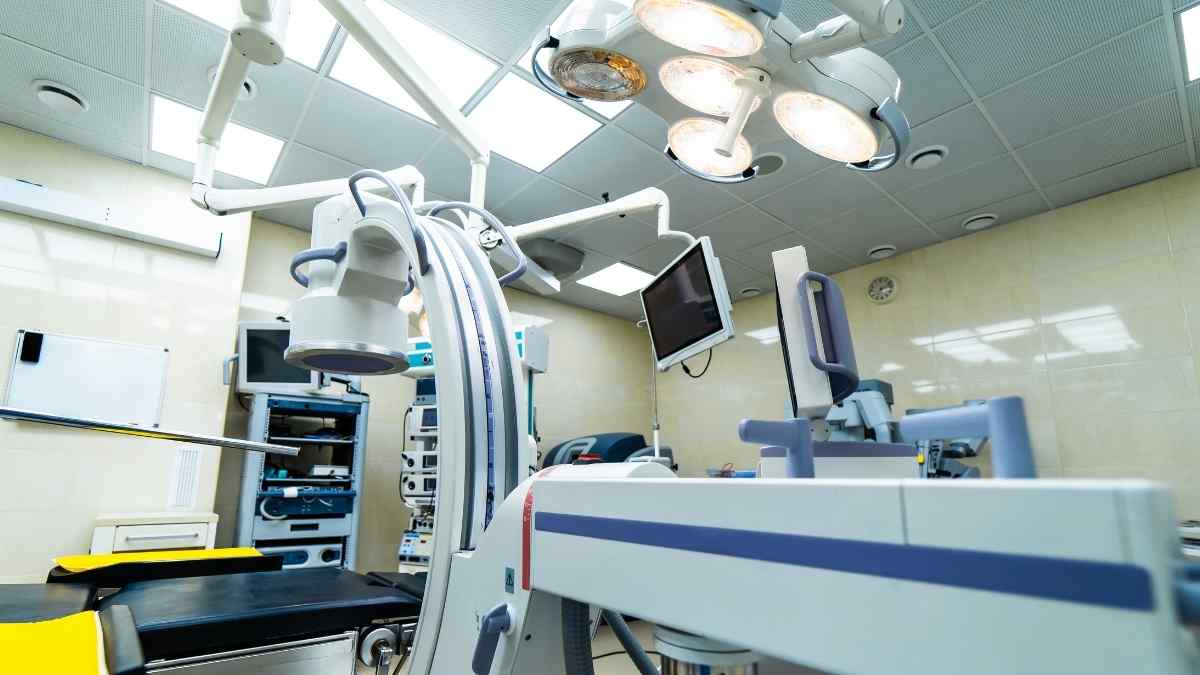 sala de cirurgia robótica